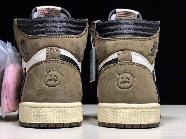 Bmlin shoes OG Retro High CD4487 Scott 1 'Mocha' 100 - Jordan Air Travis x 0811